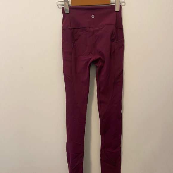 lululemon all the right places 28” bordeaux drama - Picture 2 of 4